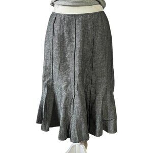 Grey Mario Serrani Italy Midi Skirt